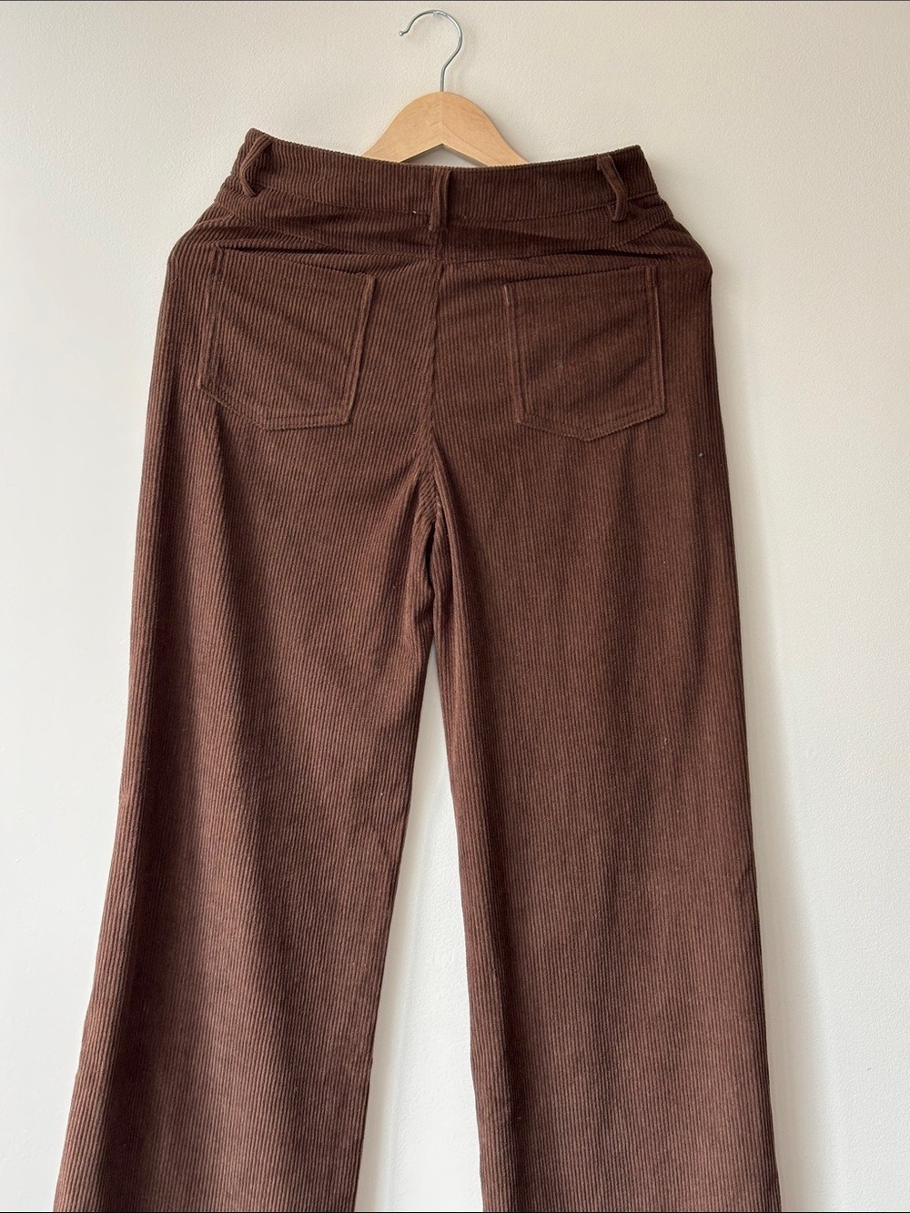 Wide Leg Women's Pants in Dark Brown - Picture 8 of 8